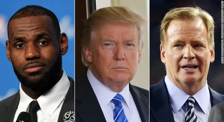 Trump abre un nuevo frente, ahora con la NFL y estrellas de la NBA