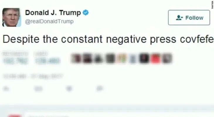 Congresista propone ley "Covfefe" para registrar oficialmente los tuits de Trump