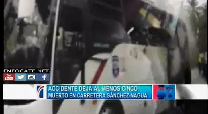 Al menos seis muertos al caer cable sobre autobús (VIDEO) 