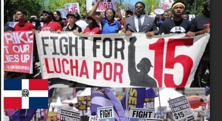 Trabajadores dominicanos NY también luchan por salario de 15 dólares la hora