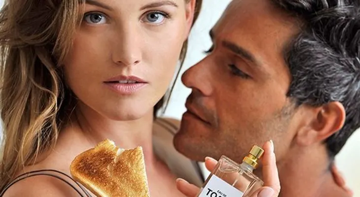 Perfume con aroma a pan tostado