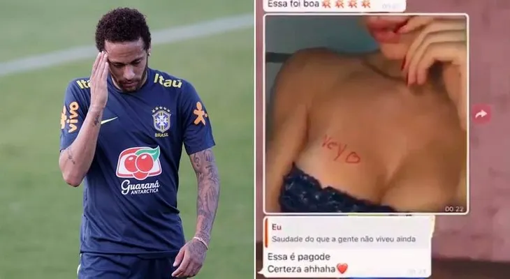 Modelo brasileña detalla que Neymar le golpeó el trasero violentamente y "le grité, para, me está doliendo"