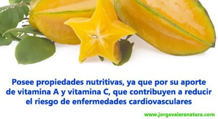 Jugos con carambola y sus propiedades