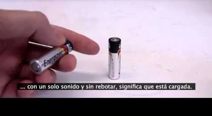 Un sencillo truco para saber si las pilas tienen carga (Video)