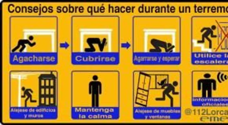 ¿Qué hacer durante un terremoto?