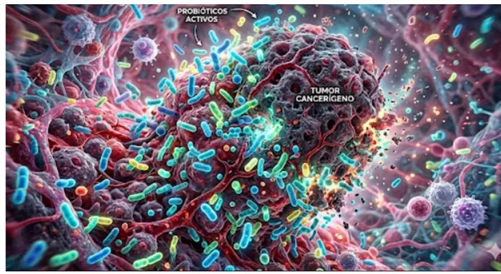 Probióticos modificados mejoran vida en cáncer
