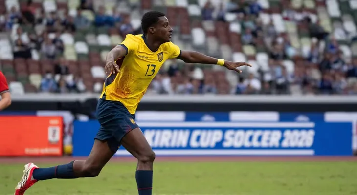 Juan Riquelme Angulo, el joven delantero ecuatoriano convocado por Gallardo que comparan con Haaland