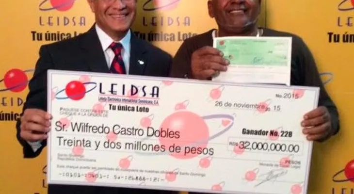 Panadero gana RD$32.0 millones en la Lotto