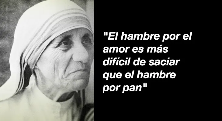 10 frases memorables de la Madre Teresa