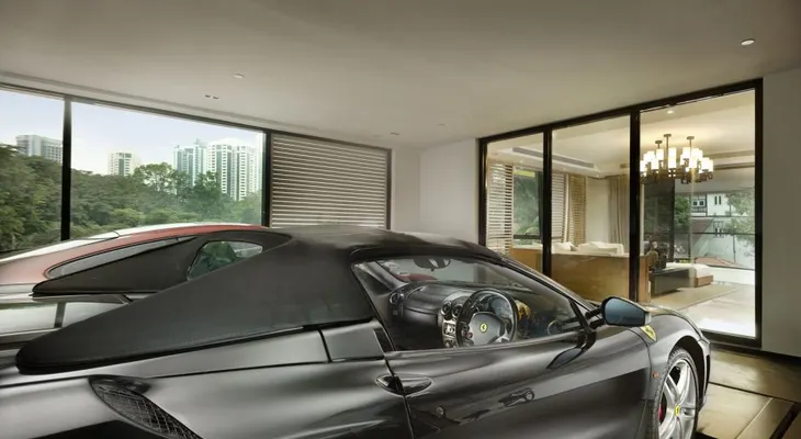 Los lujosos estacionamientos en el cielo de Singapur