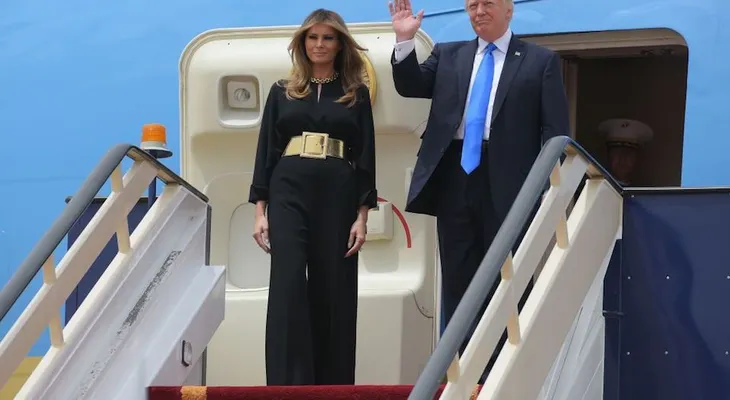 Melania Trump conquista a la prensa en Arabia Saudita