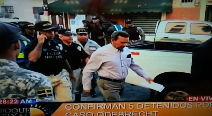 Apresamiento por Odebrecht: Radhamés Segura, Díaz Rúa, Bautista,Temístocles, Sánchez, Angel Rondón, entre otros 