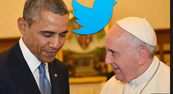 El papa: más influyente en el mundo; Obama el más seguido en Twitter