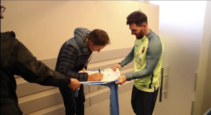 Santiago Lange, el deportista al que Messi le pidió un autógrafo