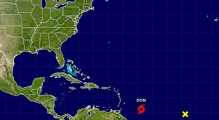 Se forma tormenta tropical Don en el Caribe, cuarta de la temporada