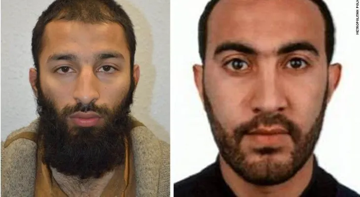 Identifican a dos de los tres atacantes de Londres