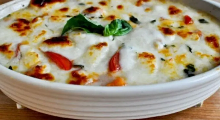 Delicioso dip caprese, para chuparse los dedos. Buen ¡provecho!