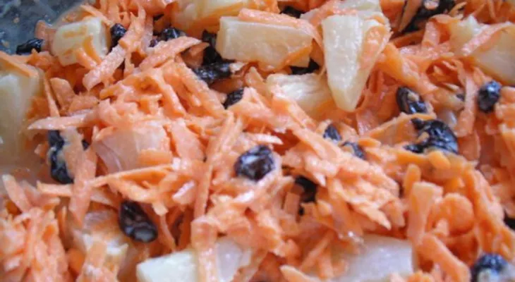  Ensalada navideña de zanahoria 