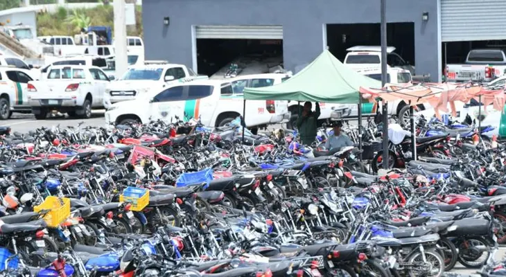 Cientos de motocicletas retenidas en Cenarve por infracciones de tránsito