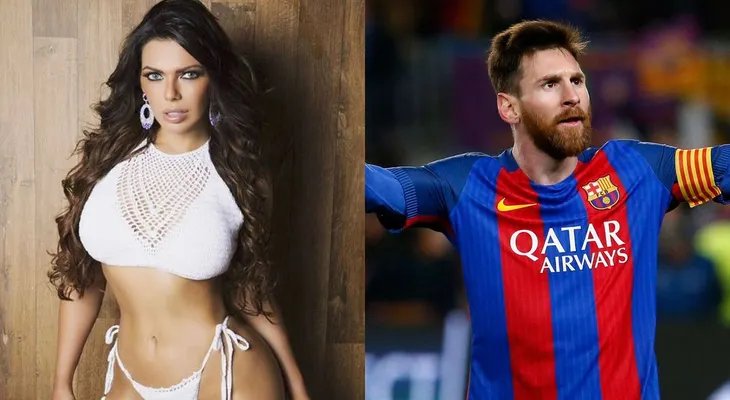 La Miss Bum Bum fan de Messi festejó el histórico triunfo del Barcelona con fotos hot