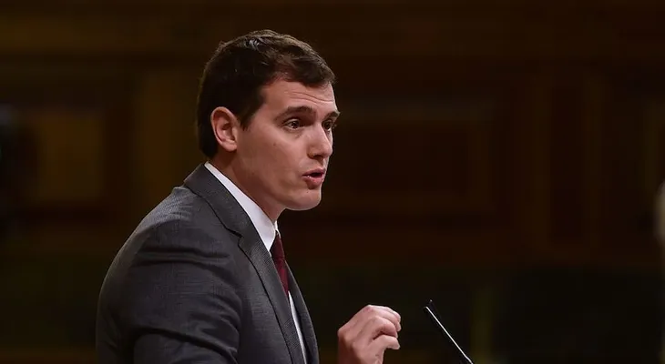 El candidato presidencial español Albert Rivera llega a Venezuela