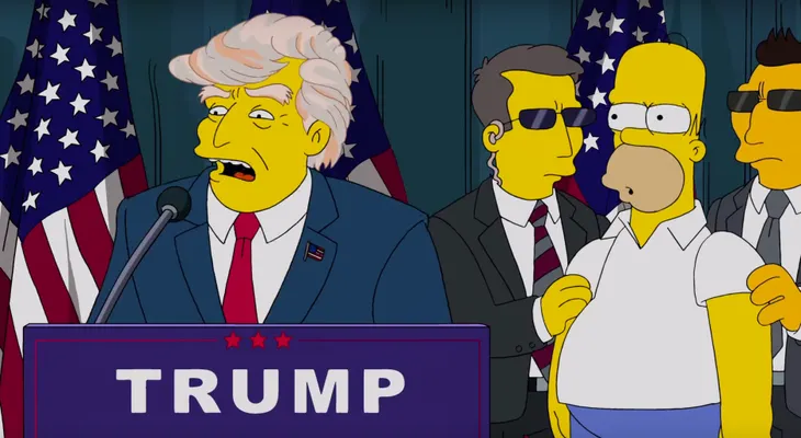 Los Simpson dijeron en el año 2000 que Donald Trump sería presidente