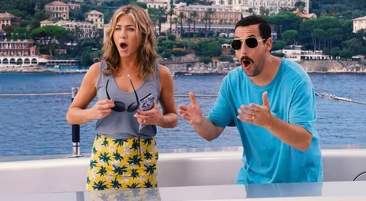 Burlas y un pedido especial de Jennifer Aniston a Adam Sandler antes de sus escenas de besos