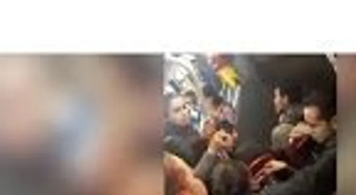 Una mujer reacciona de forma violenta al encontrar al esposo y su amante en un bus público de Bogotá
