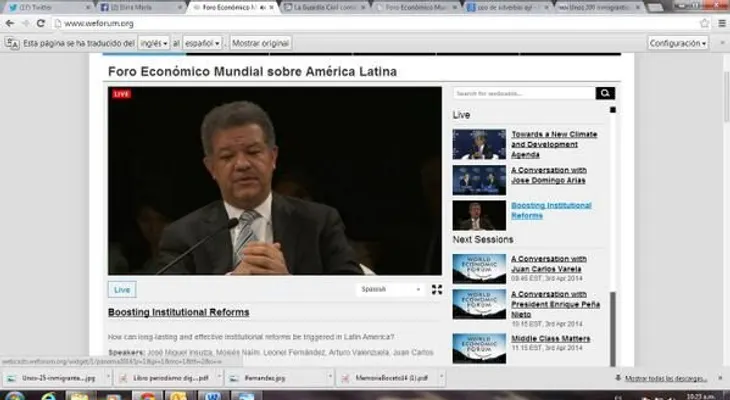 Fernández destaca reformas en RD