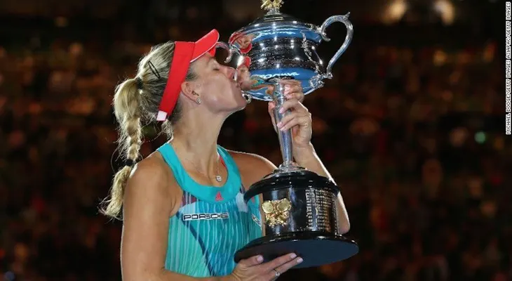 Serena Williams sorprendida por Angelique Kerber en la final del Abierto de Australia