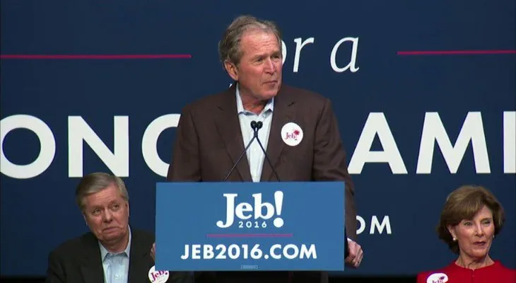 George W. Bush llega al rescate de Jeb Bush