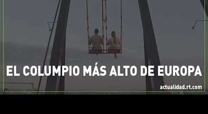 Solo para los que tienen nervios de acero: Así es el columpio más alto de Europa (VIDEO)