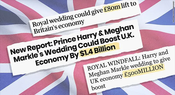 ¿Mejorará la boda real del príncipe Enrique y Meghan Markle la economía británica?