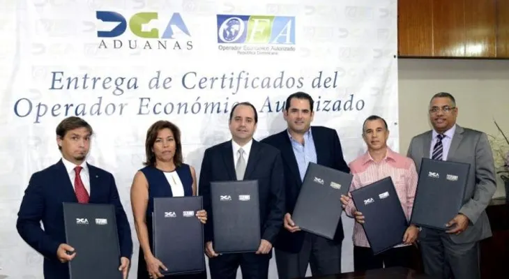 Aduanas certifica nuevas empresas en programa OEA-RD que facilita comercio con EU