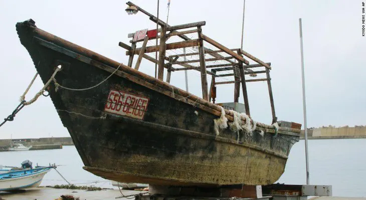 Barcos fantasma con escalofriante carga llegan a las costas de Japón