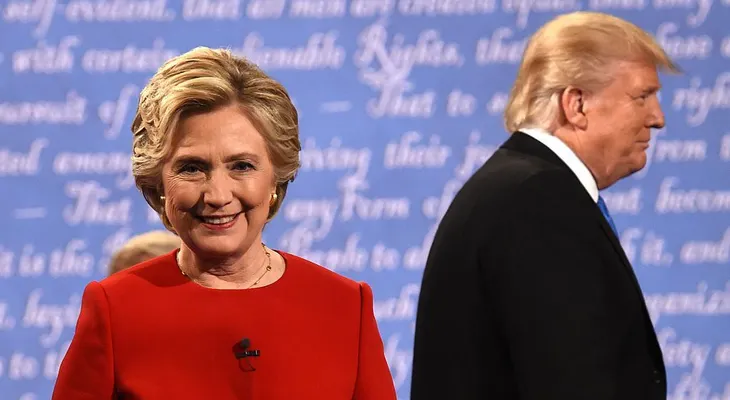 En el primer debate, Hillary Clinton ganó por puntos
