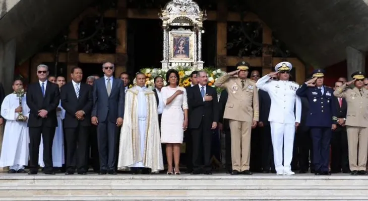 Presidente Medina llega a La Basílica de Higüey