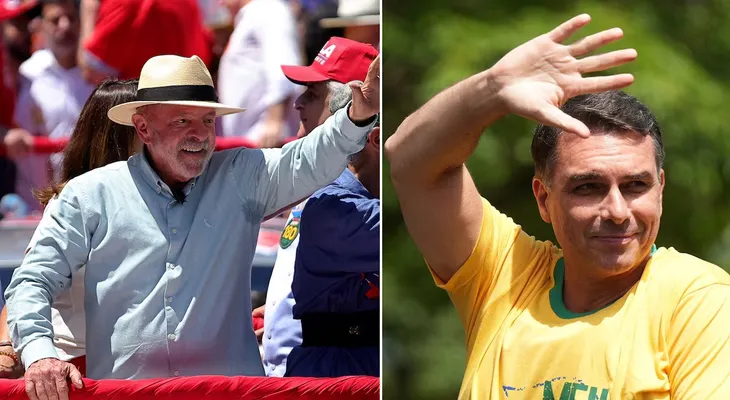 Lula y Flávio Bolsonaro cierran campaña en Brasil con caravanas y optimismo de ganar en primera vuelta