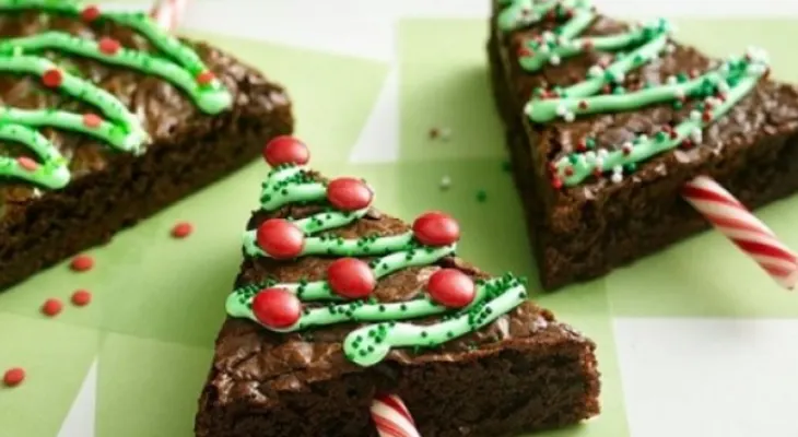 Una magnífica idea para la cena de Navidad: Deliciosos brownies
