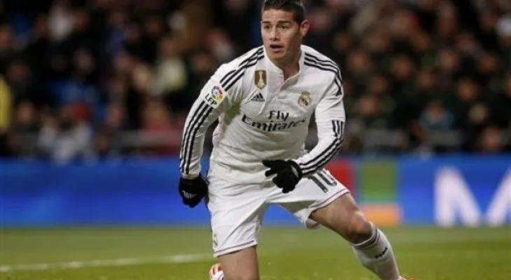 Gol y lesión de James en el Madrid-Sevilla 