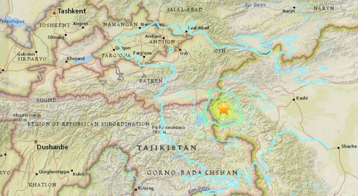 Sismo de 6,5 grados sacude el oeste de China