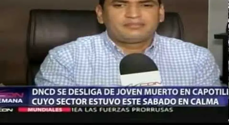 DNCD se desliga de la muerte de un joven en Capotillo