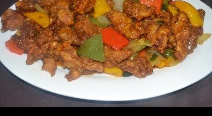 Pollo a la naranja - Orange Chicken (Video)