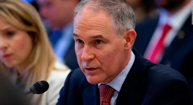 Renuncia Scott Pruitt, director de la Agencia de Protección Ambiental de EE.UU.