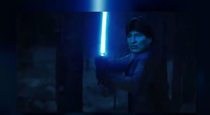 Evo Morales hace campaña a favor del referendo con parodia de Star Wars