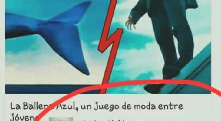 Peligroso juego "ballena azul" induce a niños al suicidio en Internet