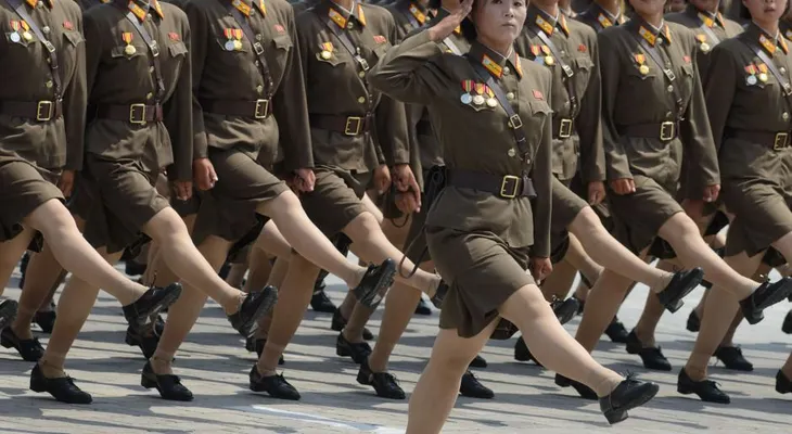 Corea del Norte se prepara para enorme desfile en honor a su partido político