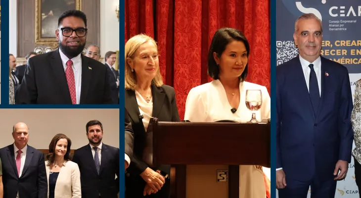 Cinco presidentes iberoamericanos comparten con empresarios de CEAPI sus estrategias de crecimiento económico