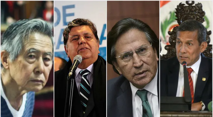 ¿Qué pasa con los expresidentes de Perú? 5 tienen líos con la justicia