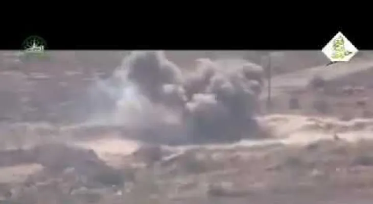 La cortina térmica salva al tanque sirio T-72 de un misil guiado (VIDEO)